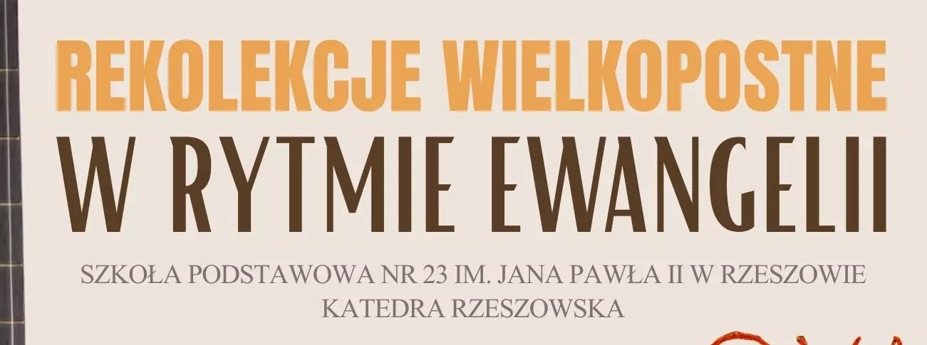 Rekolekcje szkolne 2026