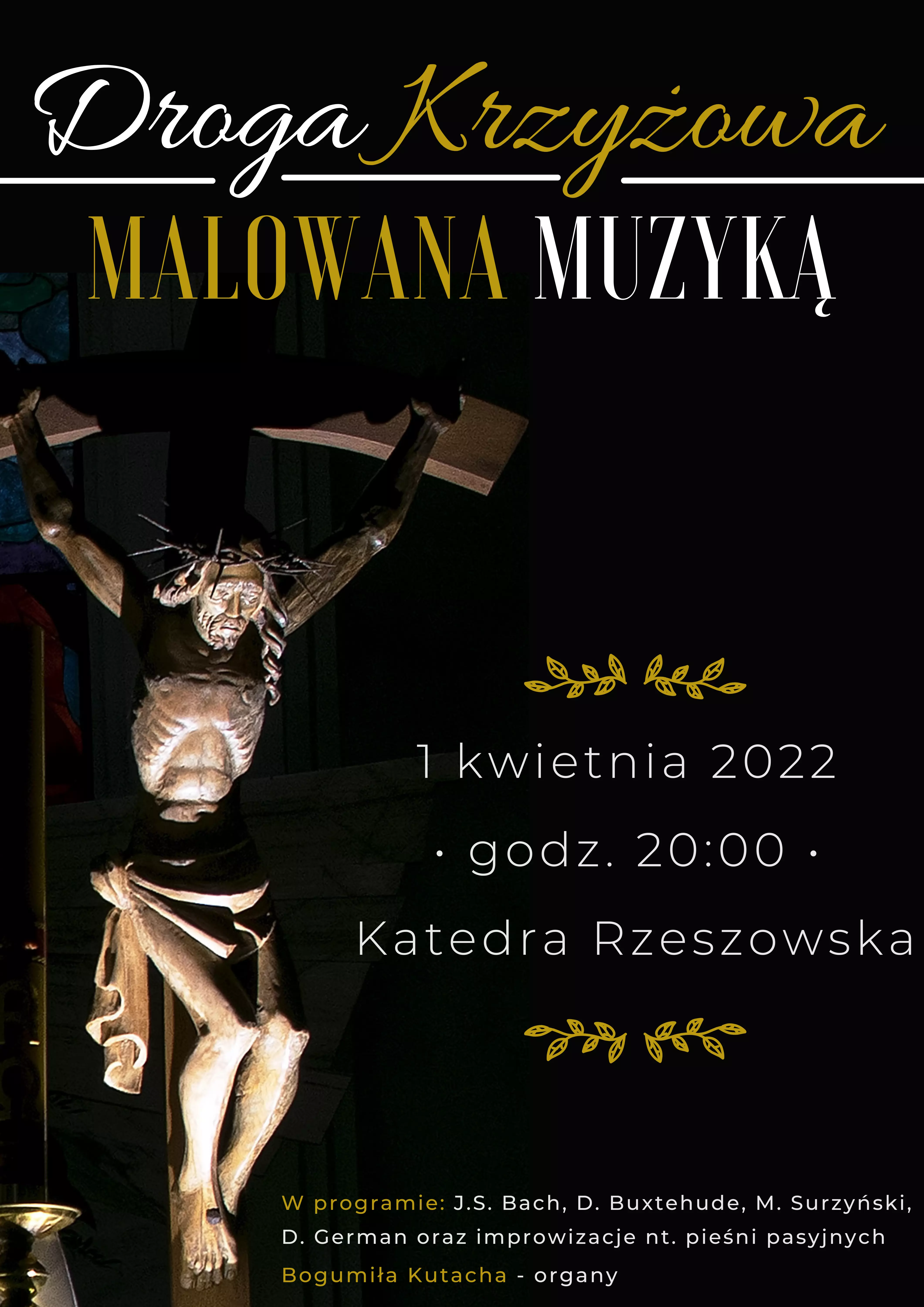 Droga Krzyżowa malowana muzyką organową 2022