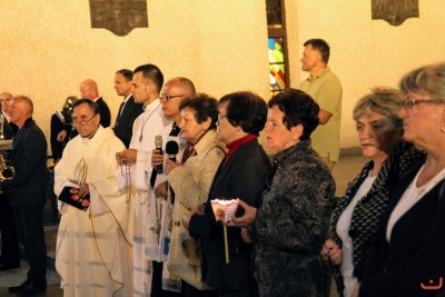 W sierpniu Mszy Świętej przewodniczył bp Jan Wątroba, a różaniec przygotowali księża i wierni z parafii Matki Bożej Królowej Polski w Matysówce i Wniebowzięcia Najświętszej Maryi Panny na Osiedlu Zalesie w Rzeszowie. fot. Andrzej Kotowicz