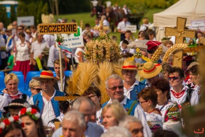 27 sierpnia 2017 r. do Parku Papieskiego przy Katedrze w Rzeszowie przyjechało 83 delegacje z dożynkowymi wieńcami. Mszy Świętej dożynkowej przewodniczył biskup rzeszowski Jan Wątroba. W koncelebrze uczestniczyli infułaci: ks. Stanisław Mac, ks. Wiesław Szurek oraz dziewiętnastu kapłanów. fot. Fotografiarzeszow