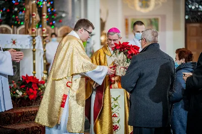 Pasterce w Katedrze Rzeszowskiej przewodniczył bpa Jan Wątroba. fot. Paulina Lęcznar