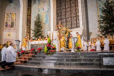 Pasterce w Katedrze Rzeszowskiej przewodniczył bpa Jan Wątroba. fot. Paulina Lęcznar