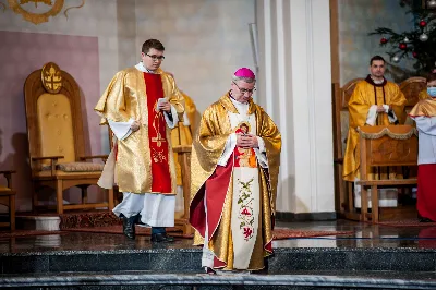 Pasterce w Katedrze Rzeszowskiej przewodniczył bpa Jan Wątroba. fot. Paulina Lęcznar