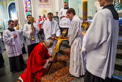 W piątek 19 czerwca świętowaliśmy Uroczystość Najświętszego Serca Pana Jezusa - odpust w naszej Katedrze. Kaznodzieją odpustowym był ks. Rafał Brej - wikariusz katedralny w latach 2004-2007, a obecnie dyrektor Ośrodka Rekolekcyjnego w Lipinkach. Uroczystej Mszy Świętej o godz. 18.00 przewodniczył bp Stanisław Jamrozek, który także wygłosił homilię. fot. Małgorzata Ryndak