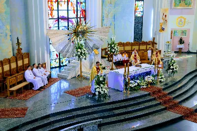 W Niedzielę Trójcy Przenajświętszej (27.05.2018 r.) Mszę Prymicyjną w naszej Katedrze odprawił ks. Anatolij Rusin, który odbywał praktykę diakońską w naszej wspólnocie. fot. Andrzej Kotowicz