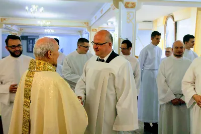 W niedzielę 7 czerwca podczas Mszy Świętej o godz. 12.00 we wspólnocie parafialnej dziękowaliśmy Panu Bogu za 60 lat kapłaństwa ks. inf. Stanisława Maca - pierwszego proboszcza i budowniczego naszej Katedry. fot. Joanna Prasoł, Andrzej Kotowicz