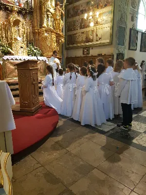 W czwartek 22.06.2017 r. dzieci, które w tym roku przystąpiły do I Komunii Świętej, udały się wraz z ks. Julianem i s. Karolą na pielgrzymkę dziękczynną do Kalwarii Pacławskiej i Przemyśla.