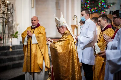 Pasterce w Katedrze Rzeszowskiej przewodniczył bpa Jan Wątroba. fot. Paulina Lęcznar