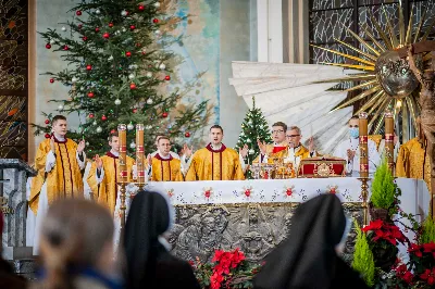 Pasterce w Katedrze Rzeszowskiej przewodniczył bpa Jan Wątroba. fot. Paulina Lęcznar