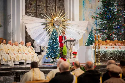 W poniedziałek 27 grudnia 2021 r. w naszej Katedrze duchowni i świeccy modlili się w intencji bpa Jana Wątroby w dniu imienin.  fot. Paulina Lęcznar