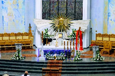 Mszy Świętej przewodniczył i homilię wygłosił ks. Mieczysław Rusin - proboszcz bazyliki archikatedralnej w Przemyślu. fot. Andrzej Kotowicz