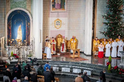 Pasterce w Katedrze Rzeszowskiej przewodniczył bpa Jan Wątroba. fot. Paulina Lęcznar