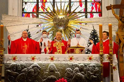 26 grudnia o godz. 12.00 Mszy Świętej w naszej Katedrze przewodniczył Ks. Bp Edward Białogłowski. fot. Andrzej Kotowicz