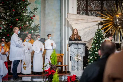 Pasterce w Katedrze Rzeszowskiej przewodniczył bpa Jan Wątroba. fot. Paulina Lęcznar