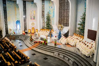 W poniedziałek 27 grudnia 2021 r. w naszej Katedrze duchowni i świeccy modlili się w intencji bpa Jana Wątroby w dniu imienin.  fot. Paulina Lęcznar