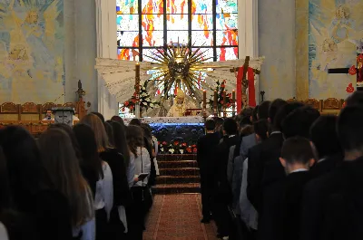 W sobotę 27.04.2019 r. podczas Mszy Świętej o godz.11.00 młodzież z Parafii Katedralnej oraz z parafii Matki Boskiej Częstochowskiej (Rzeszów-Drabinianka) otrzymała z rąk Ks. Bpa Jana Wątroby sakrament bierzmowania.