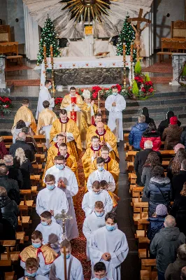 Pasterce w Katedrze Rzeszowskiej przewodniczył bpa Jan Wątroba. fot. Paulina Lęcznar