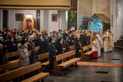 W poniedziałek 27 grudnia 2021 r. w naszej Katedrze duchowni i świeccy modlili się w intencji bpa Jana Wątroby w dniu imienin.  fot. Paulina Lęcznar