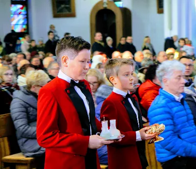 26 grudnia o godz. 12.00 Mszy Świętej w naszej Katedrze przewodniczył Ks. Bp Kazimierz Górny. Podczas Mszy Świętej śpiewał chór katedralny Pueri Cantores Resovienses. Po Mszy Świętej Ksiądz Biskup wraz z chórzystami dzielili się opłatkiem.
fot. Andrzej Kotowicz