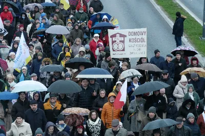 W Niedzielę Palmową (2 kwietnia 2023 r.) odbył się „Marsz modlitewny ze św. Janem Pawłem II”, który rozpoczął się przy Kościele akademickim pw. Św. Jadwigi Królowej. Wśród osób biorących udział w wydarzeniu obecni byli m. in.: Ewa Leniart, wojewoda podkarpacki, Marcin Warchoł, sekretarz stanu w Ministerstwie Sprawiedliwości, a także władze lokalne, samorządowcy, służby mundurowe, przedstawiciele instytucji, szkół, fundacji, stowarzyszeń katolickich, a także kapłani i siostry zakonne.
Uczestnicy udali się do katedry rzeszowskiej, gdzie następnie odbyła się Eucharystia, której przewodniczył bp Jan Wątroba. W liturgii wzięli udział także: abp Edward Nowak, bp Edward Białogłowski, bp Kazimierz Górny, ks. infułat Wiesław Szurek i 25 kapłanów.
W homilii bp Wątroba mówił m. in., iż „ze smutkiem obserwujemy, jak wielu atakuje osobę i nauczanie św. Papieża, powtarzając nieuzasadnione i bezpodstawne oskarżenia i zniewagi. A jeszcze niedawno szczycili się i powoływali na osobiste spotkania, wspólne fotografie, cytowali wypowiedzi. Równie smutne jest to, że czynią to swoi, rodacy. W żadnym innym narodzie nie ma takich złośliwości, agresji i ataków na pamięć o św. Janie Pawle II. Tym bardziej potrzeba naszej jedności i solidarności w przypominaniu Jego świadectwa, Jego słów, gestów i trwałych dzieł”.
„Módlmy się i my za tych, którzy chcą zniszczyć pamięć i dobre imię św. Jana Pawła II, by Pan dał im łaskę opamiętania. A sami z tym większą gorliwością realizujmy program, który nam zostawił w swoim testamencie św. Jan Paweł II Wielki” – zachęcał biskup rzeszowski.
Po Mszy św. wierni wraz z biskupami przeszli do Parku Papieskiego. Tam, modlono się pod pomnikiem św. Jana Pawła II, gdzie złożono kwiaty, zapalono znicze, a także odśpiewano Apel Jasnogórski poprzedzony wspomnieniami o św. Janie Pawle II, które wypowiedział ks. Stanisław Słowik. Modlitwę zakończył śpiew „Barki”. 