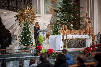 Pasterce w Katedrze Rzeszowskiej przewodniczył bpa Jan Wątroba. fot. Paulina Lęcznar