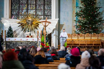 Pasterce w Katedrze Rzeszowskiej przewodniczył bpa Jan Wątroba. fot. Paulina Lęcznar