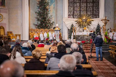 Pasterce w Katedrze Rzeszowskiej przewodniczył bpa Jan Wątroba. fot. Paulina Lęcznar