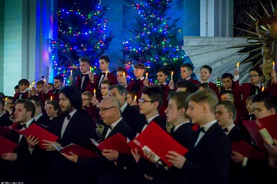 W sobotę 20 stycznia odbył się koncert kolęd w wykonaniu Katedralnego Chóru Chłopięco-Męskiego „Pueri Cantores Resovienses" pod dyrekcją Marcina Florczaka. fot. Estera Kulawska