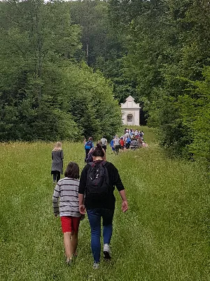 W czwartek 22.06.2017 r. dzieci, które w tym roku przystąpiły do I Komunii Świętej, udały się wraz z ks. Julianem i s. Karolą na pielgrzymkę dziękczynną do Kalwarii Pacławskiej i Przemyśla.