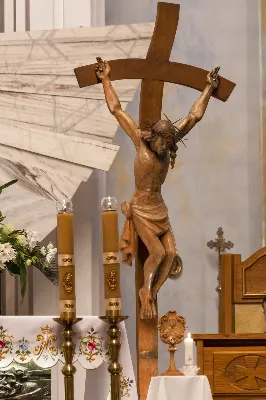 13 października 2022 r. w kościele katedralnym w Rzeszowie odbyło się ostatnie w tym roku Nabożeństwo Fatimskie. Mszy Świętej przewodniczył ks. Andrzej Szpaczyński, ojciec duchowny Wyższego Seminarium Duchownego w Rzeszowie, zaś homilię wygłosił ks. Adam Kubiś, rektor seminarium. W liturgii wzięli udział alumni rzeszowskiego seminarium. 
fot. Joanna Prasoł