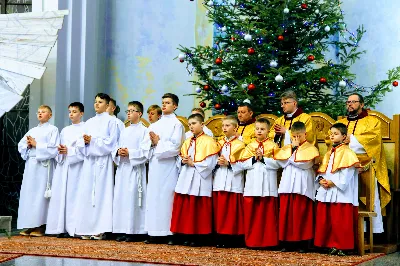 Pasterce w naszej Katedrze przewodniczył bp Jan Wątroba.  fot. Andrzej Kotowicz