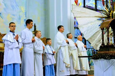 Mszy Świętej przewodniczył i homilię wygłosił ks. Mieczysław Rusin - proboszcz bazyliki archikatedralnej w Przemyślu. fot. Andrzej Kotowicz