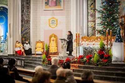 W poniedziałek 27 grudnia 2021 r. w naszej Katedrze duchowni i świeccy modlili się w intencji bpa Jana Wątroby w dniu imienin.  fot. Paulina Lęcznar