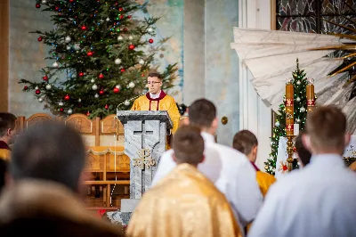 Pasterce w Katedrze Rzeszowskiej przewodniczył bpa Jan Wątroba. fot. Paulina Lęcznar