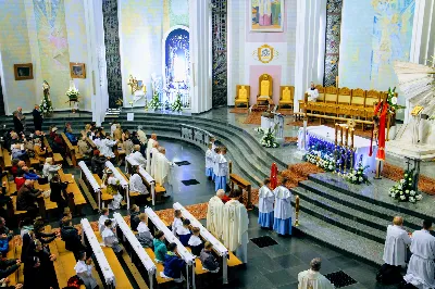 Mszy Świętej przewodniczył i homilię wygłosił ks. Mieczysław Rusin - proboszcz bazyliki archikatedralnej w Przemyślu. fot. Andrzej Kotowicz