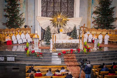 Pasterce w Katedrze Rzeszowskiej przewodniczył bpa Jan Wątroba. fot. Paulina Lęcznar