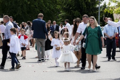 W uroczystość Najświętszego Ciała i Krwi Chrystusa Mszy Świętej w naszej Katedrze przewodniczył ks. proboszcz Krzysztof Gołąbek. Homilię wygłosił ks. Krzysztof Golas - wikariusz katedralny. Po zakończeniu liturgii wyruszyła procesja eucharystyczna do czterech ołtarzy rozmieszczonych wokół Katedry. fot. Joanna Prasoł