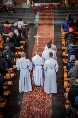 Pasterce w Katedrze Rzeszowskiej przewodniczył bpa Jan Wątroba. fot. Paulina Lęcznar