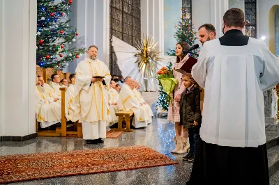 W poniedziałek 27 grudnia 2021 r. w naszej Katedrze duchowni i świeccy modlili się w intencji bpa Jana Wątroby w dniu imienin.  fot. Paulina Lęcznar