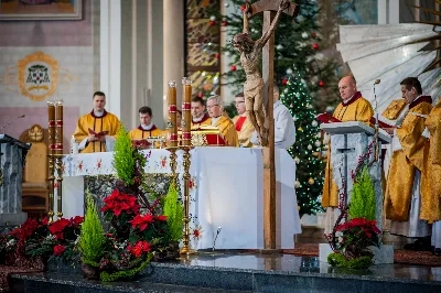 Pasterce w Katedrze Rzeszowskiej przewodniczył bpa Jan Wątroba. fot. Paulina Lęcznar