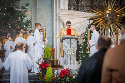 Pasterce w Katedrze Rzeszowskiej przewodniczył bpa Jan Wątroba. fot. Paulina Lęcznar