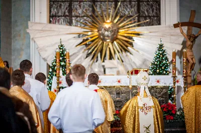 Pasterce w Katedrze Rzeszowskiej przewodniczył bpa Jan Wątroba. fot. Paulina Lęcznar