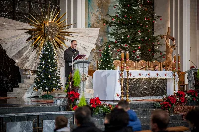 Pasterce w Katedrze Rzeszowskiej przewodniczył bpa Jan Wątroba. fot. Paulina Lęcznar