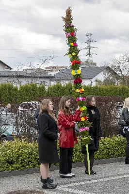 W Niedzielę Palmową uroczystej Mszy Świętej z procesją z palmami przewodniczył ks. Krzysztof Gołąbek - proboszcz Katedry. Po Mszy Świętej odbył się konkurs na najpiękniejszą palmę. Wygrała palma przygotowana przez młodzież z katedralnej Oazy. Choć zwycięzca mógł być tylko jeden, to każda z zaprezentowanych palm została doceniona.  fot. Joanna Prasoł