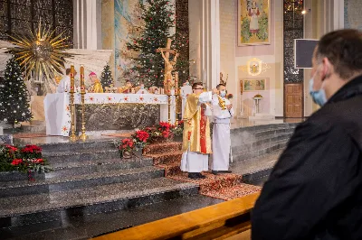 Pasterce w Katedrze Rzeszowskiej przewodniczył bpa Jan Wątroba. fot. Paulina Lęcznar